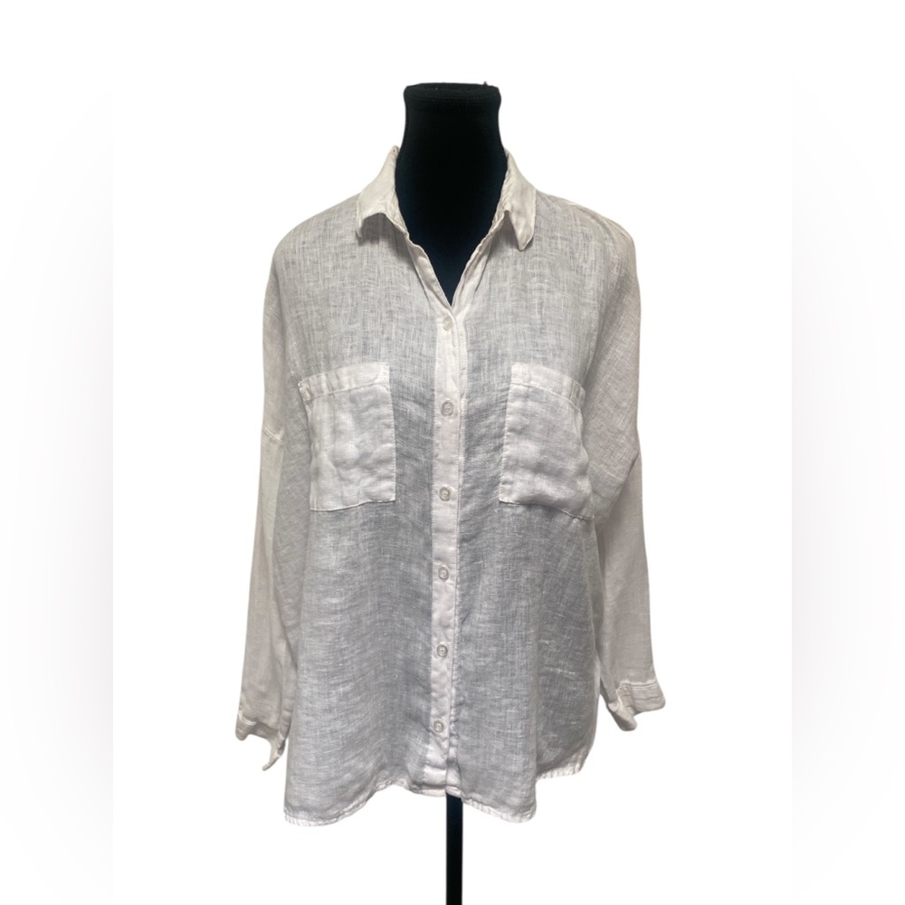 Maven West White Button Down Shirt GUC S